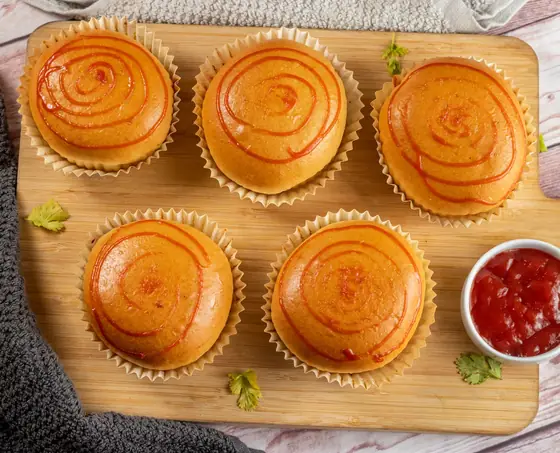 Chicken Cheese Bun (চিকেন চিজ বান)